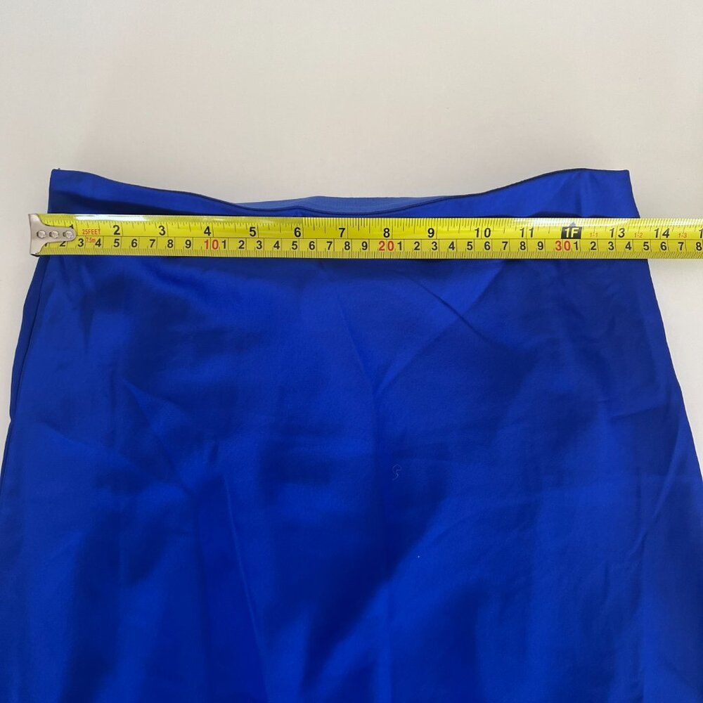 NWT Gwyneth slip skirt / brilliant cove cobalt capri sapphire blue / xs - Picture 6 of 7